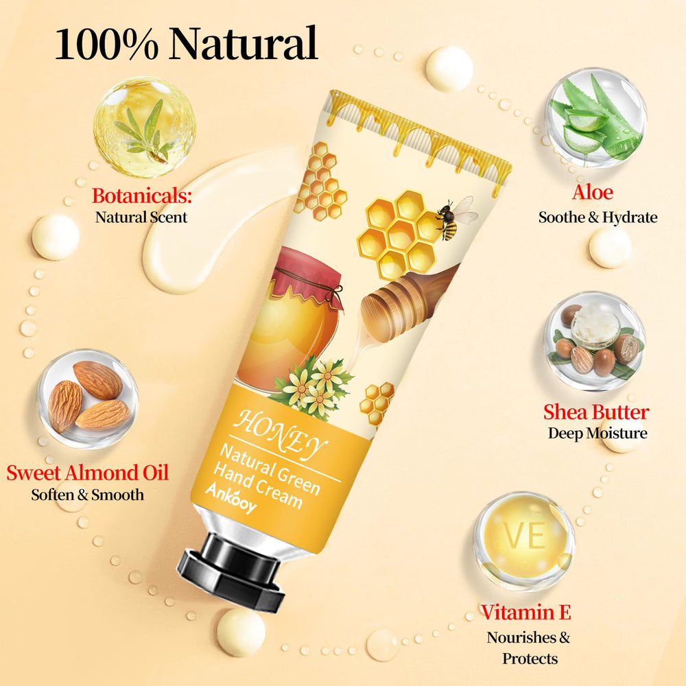 ANKOOY fast-absorbing formula provides non-greasy hydration all day.