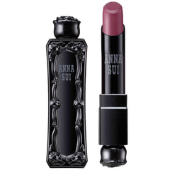 Anna Sui Lipstick Rouge smooth-fit texture swatch for silky color.