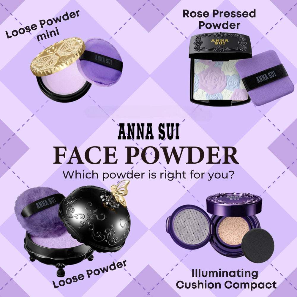 ANNA SUI Loose Face Powder flowless-soft-focus finish on skin