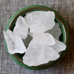 AnNafi Alum Stone Block as natural, fragrance-free deodorant option.