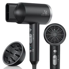 ANNE BETTY Ionic Hair Dryer front view for fast-drying mornings.