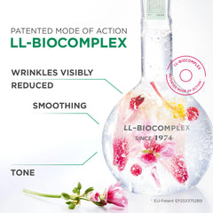 ANNEMARIE BÖRLIND LL Regeneration Cleansing Milk texture close-up shows light, fast-absorbing formula.