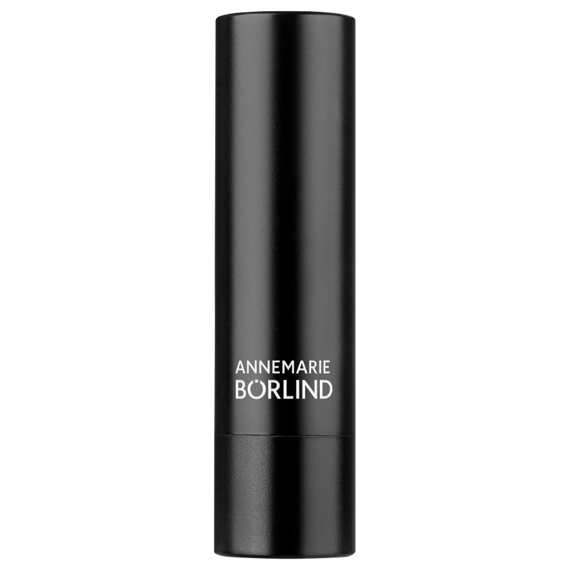 Close-up of Matte Nude lip color with velvety finish.