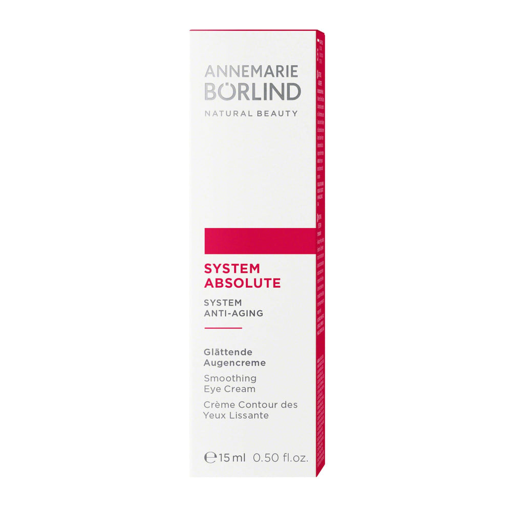 ANNEMARIE BÖRLIND System Absolute Eye Cream demonstrates brightening effect around the under-eye area.