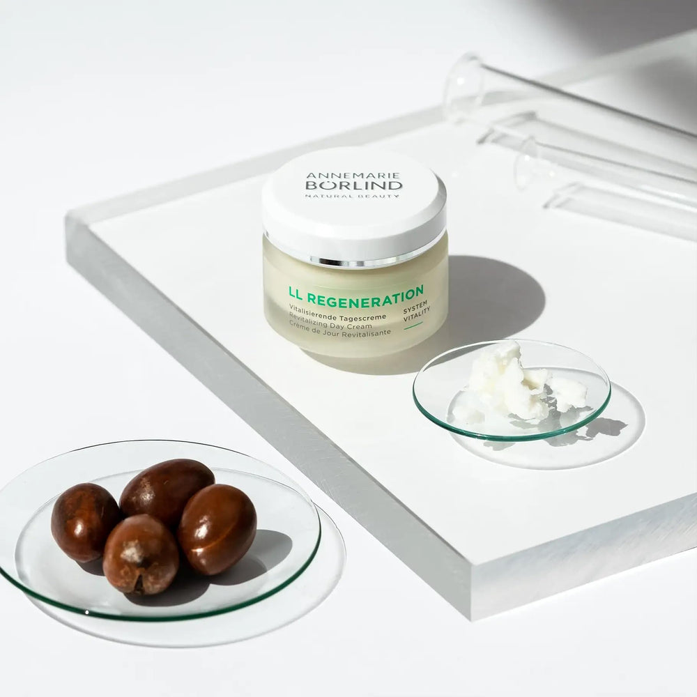 ANNEMARIE BORLIND LL REGENERATION application routine demonstrates step-by-step layering