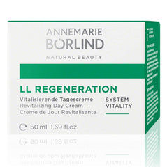 ANNEMARIE BORLIND LL REGENERATION day cream jar closeup highlights creamy texture