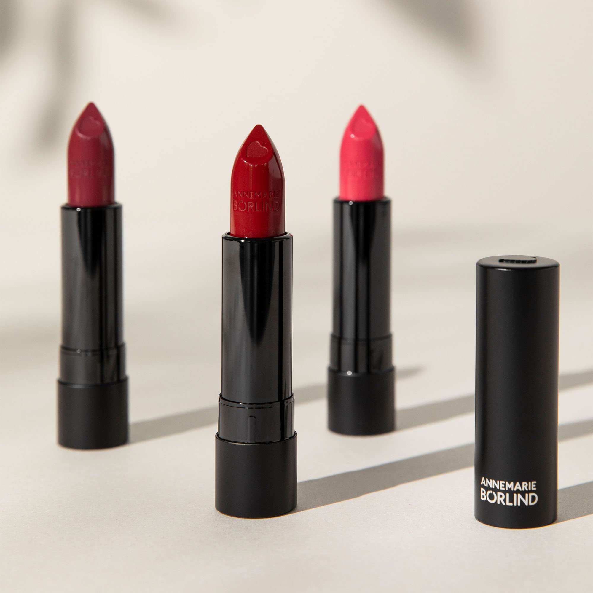 ANNEMARIE BÖRLIND Cassis lipstick climate-neutral claim highlights sustainability