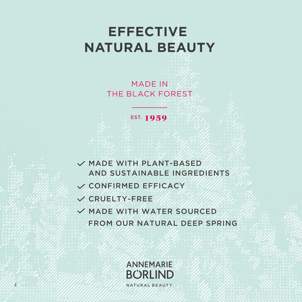 ANNEMARIE BÖRLIND cleansing routine at the sink promotes fresh, calm skin after use