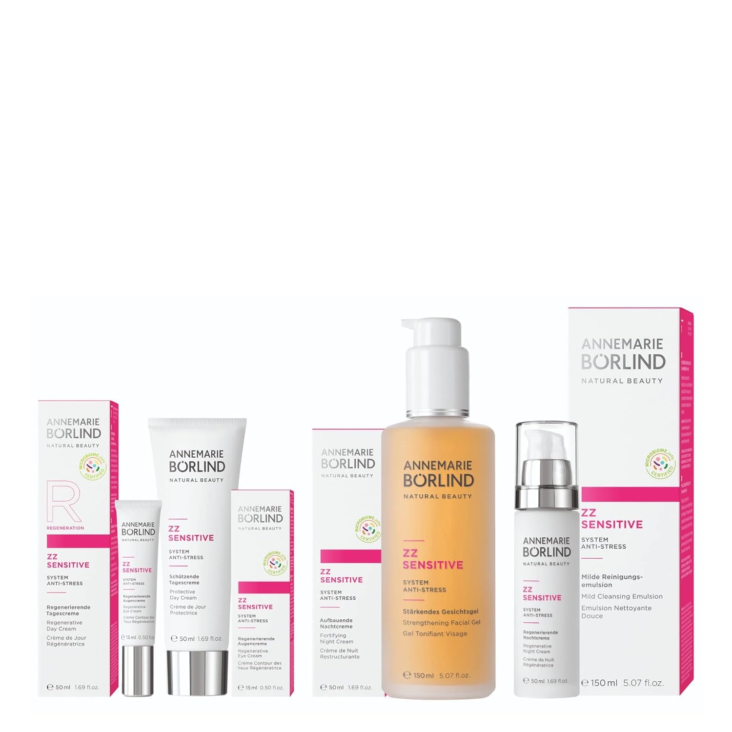 ANNEMARIE BORLIND ZZ Sensitive Night Cream packaging view highlights eco-friendly heritage.