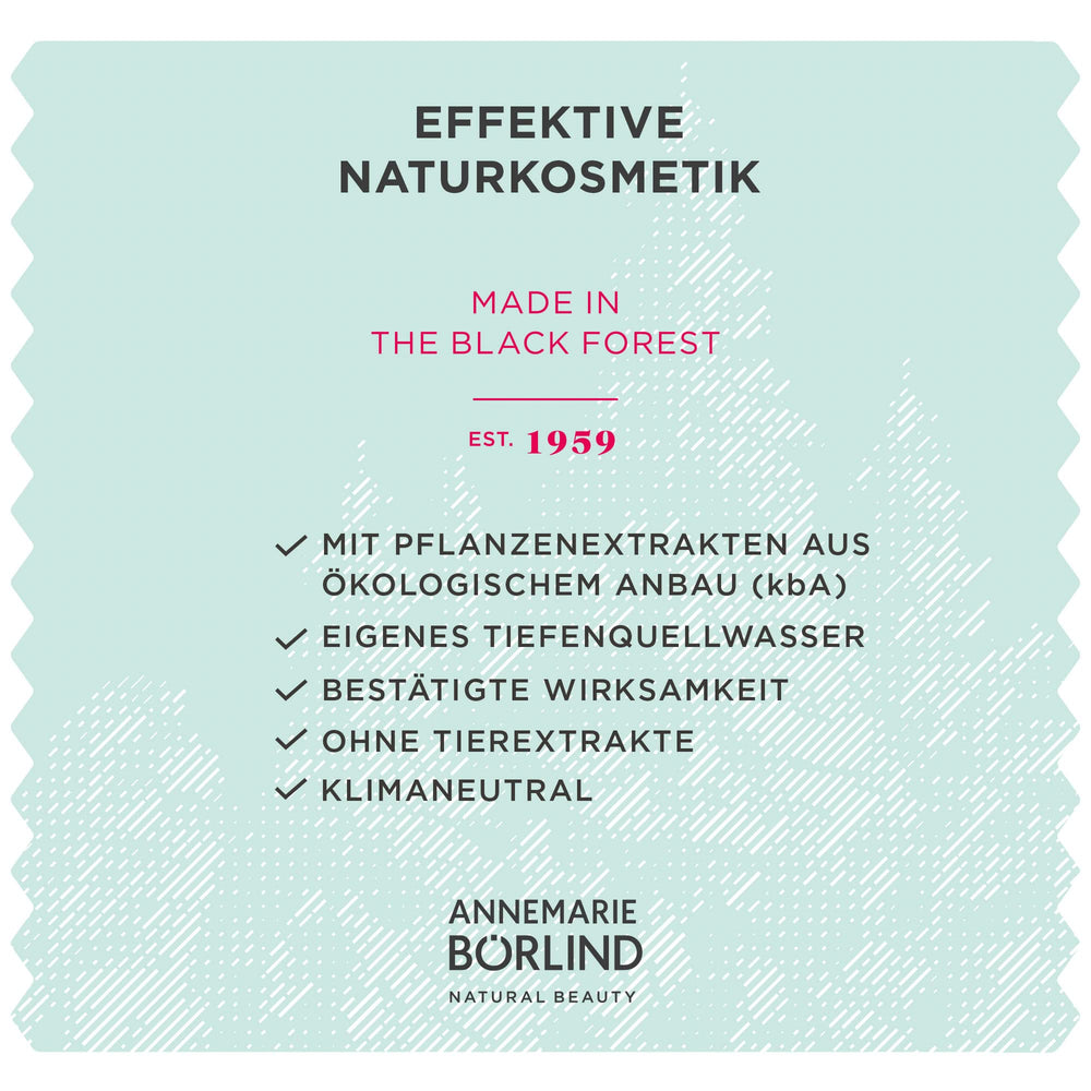 Black Forest packaging of ANNEMARIE BÖRLIND Bronze emphasizing sustainability