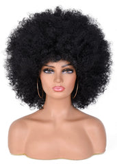 ANNISOUL 70s bouncy puff wig highlighting voluminous style for cosplay and events