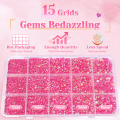 AnoleAir flatback resin rhinestones for seamless adhesion on various surfaces.