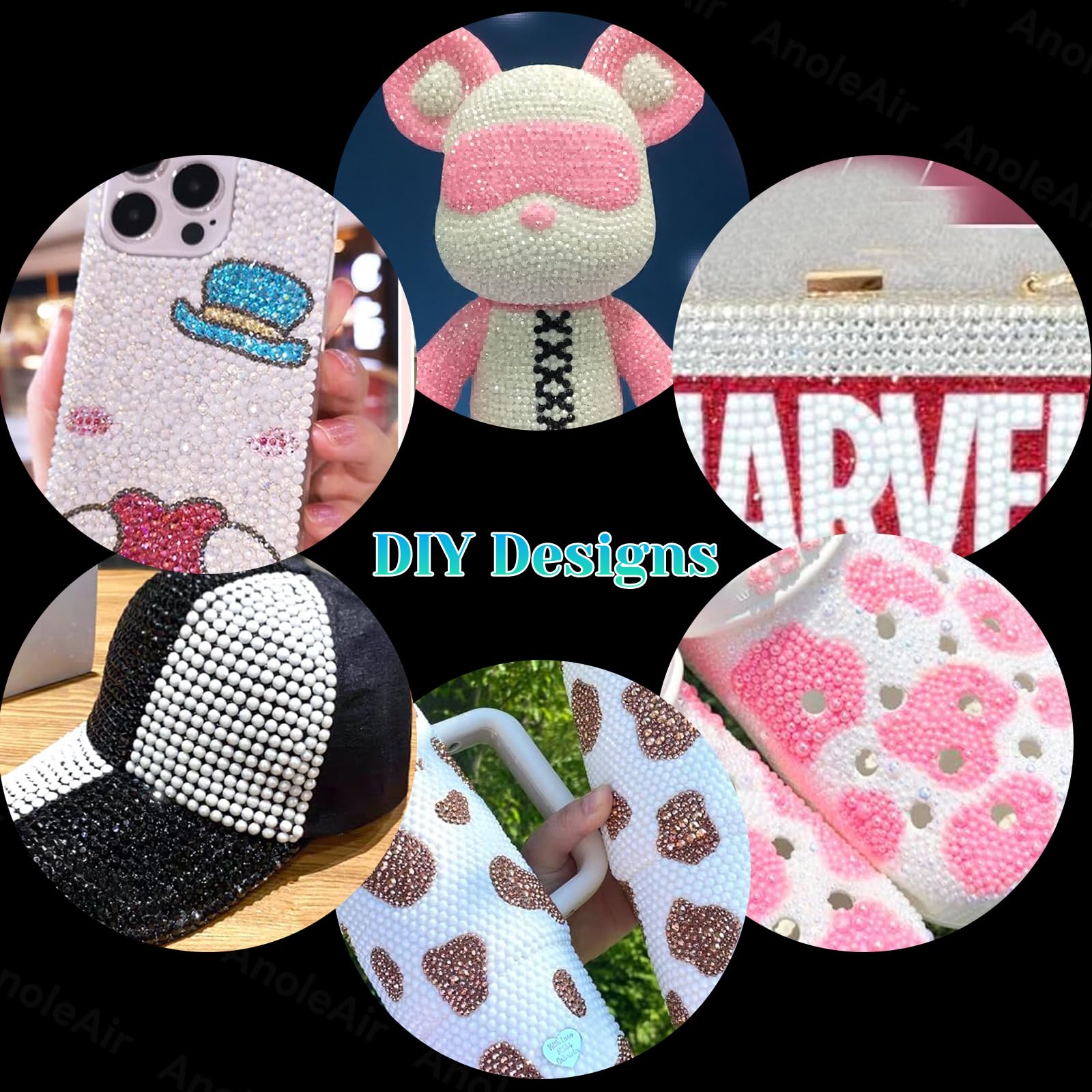 AnoleAir gift-ready rhinestone kit inspires creative projects.