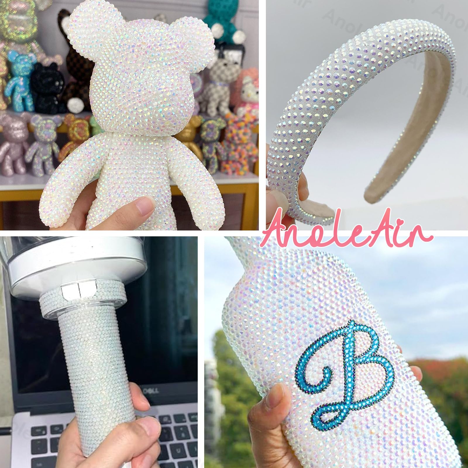 AnoleAir rhinestones ideal for tumblers and accessories.