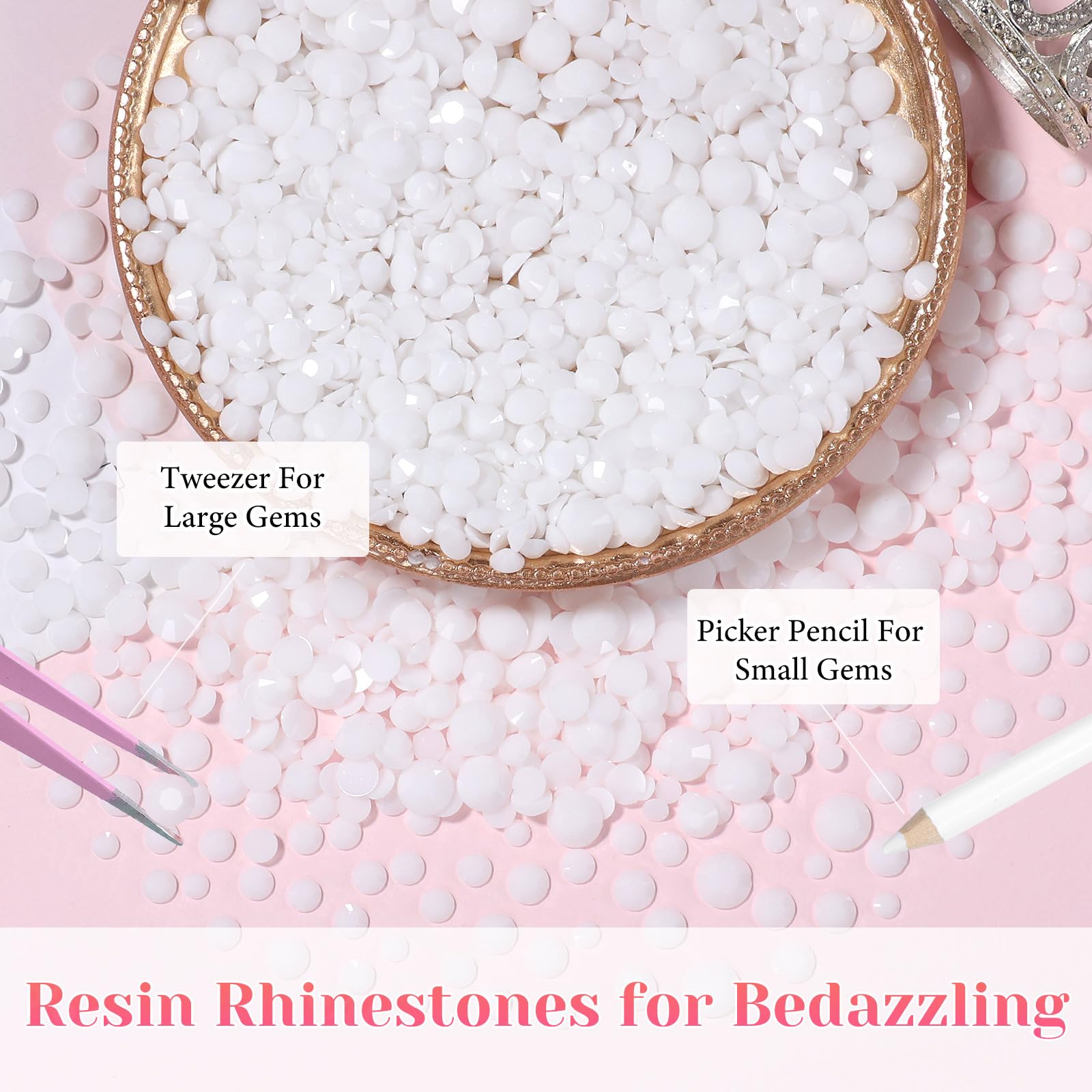 AnoleAir rhinestones kit supports nail art, fashion, and DIY decorations.