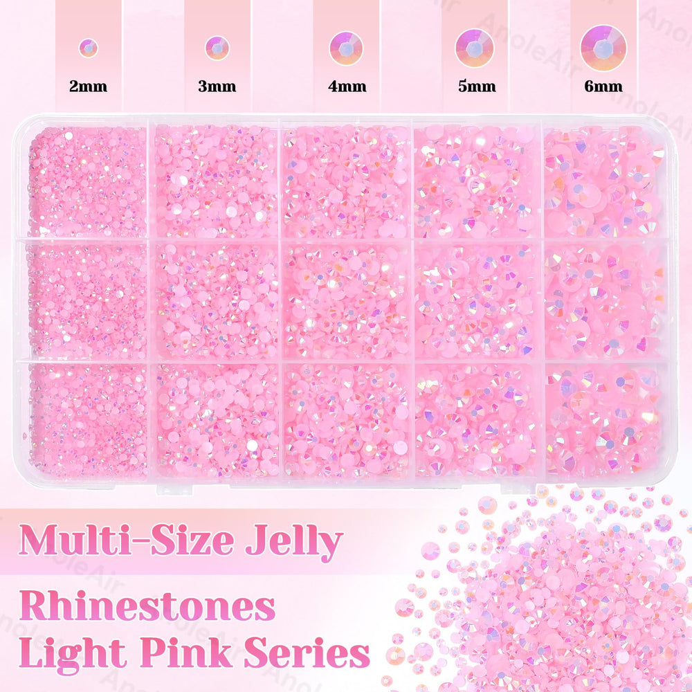 anoleair included tweezers and pickup pencil for precise rhinestone placement