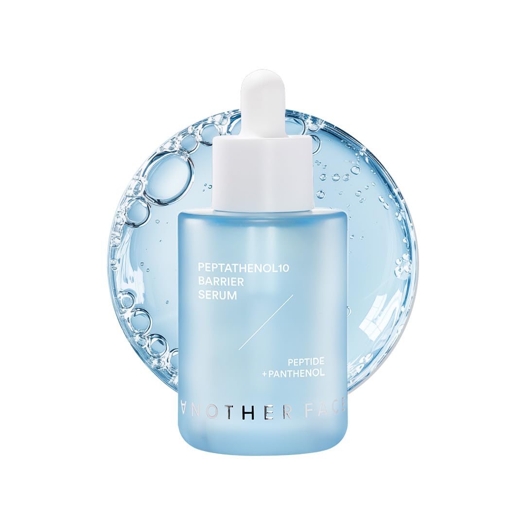 ANOTHERFACE Peptathenol 10percent serum bottle highlighting hydration and barrier support