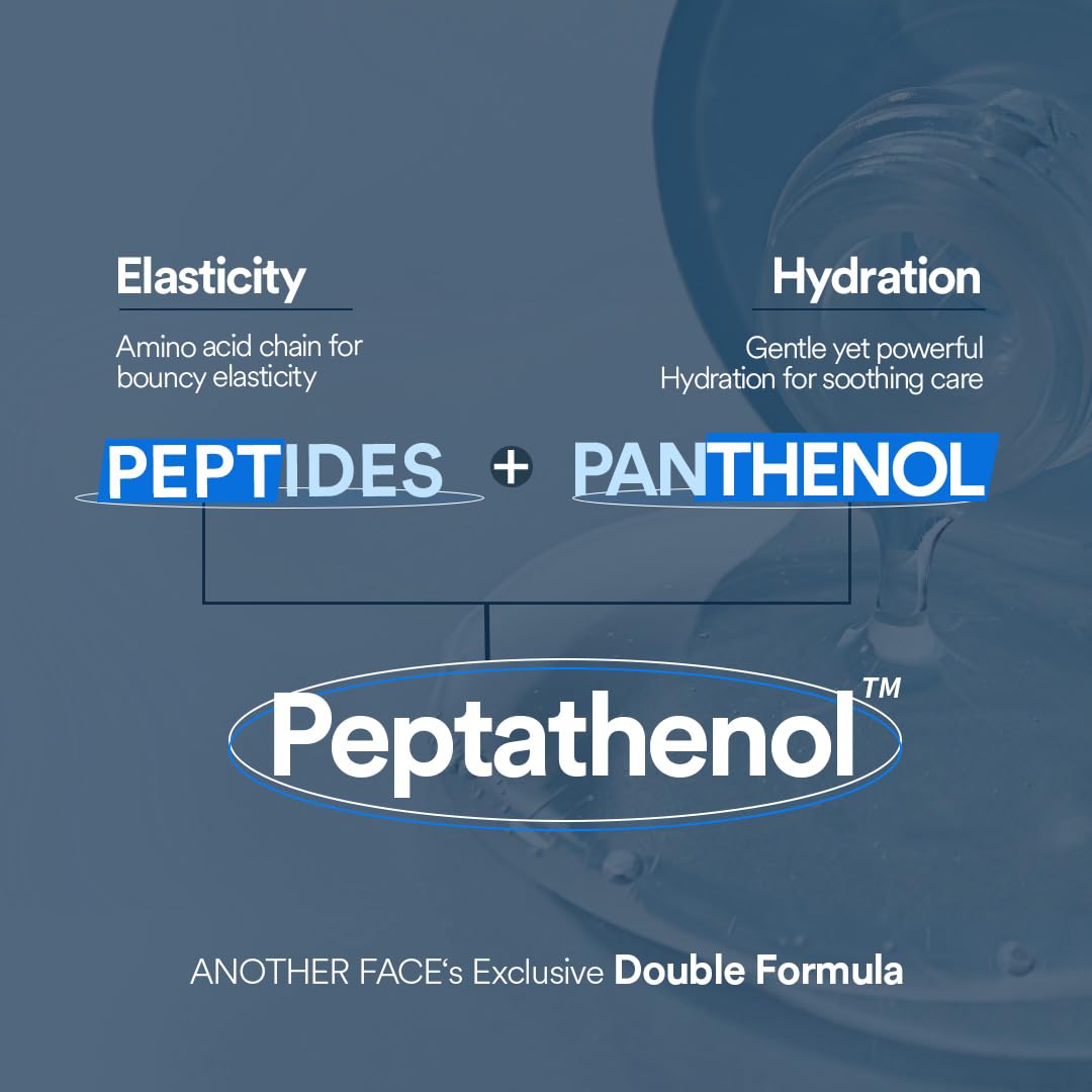 ANOTHERFACE Peptathenol 10percent serum texture swirl demonstrates fast absorption