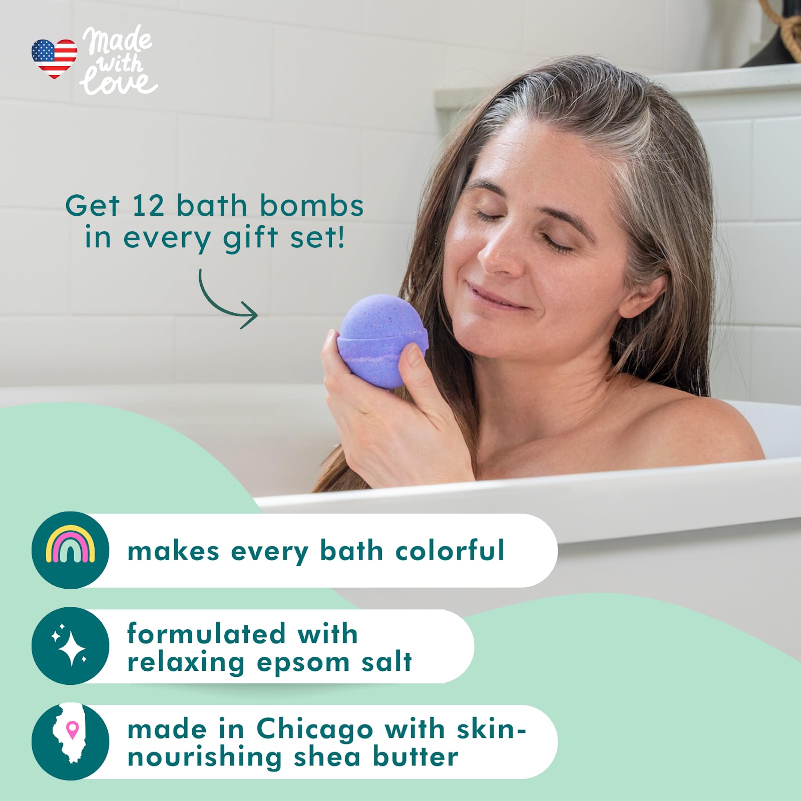 Anovina bath bombs soften skin while creating a soothing spa like ritual