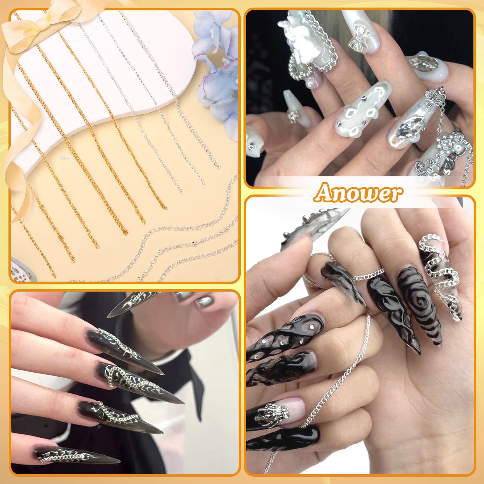 Anower decorations extend to phone cases, bags, and accessories.