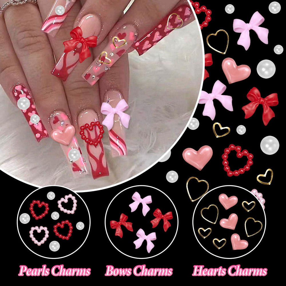 Anower junk case charms for nails provide versatile decorating options.