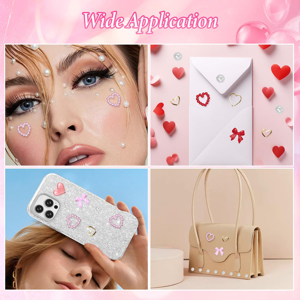 Anower Valentines-inspired charms bring vibrant color and charm to party looks.