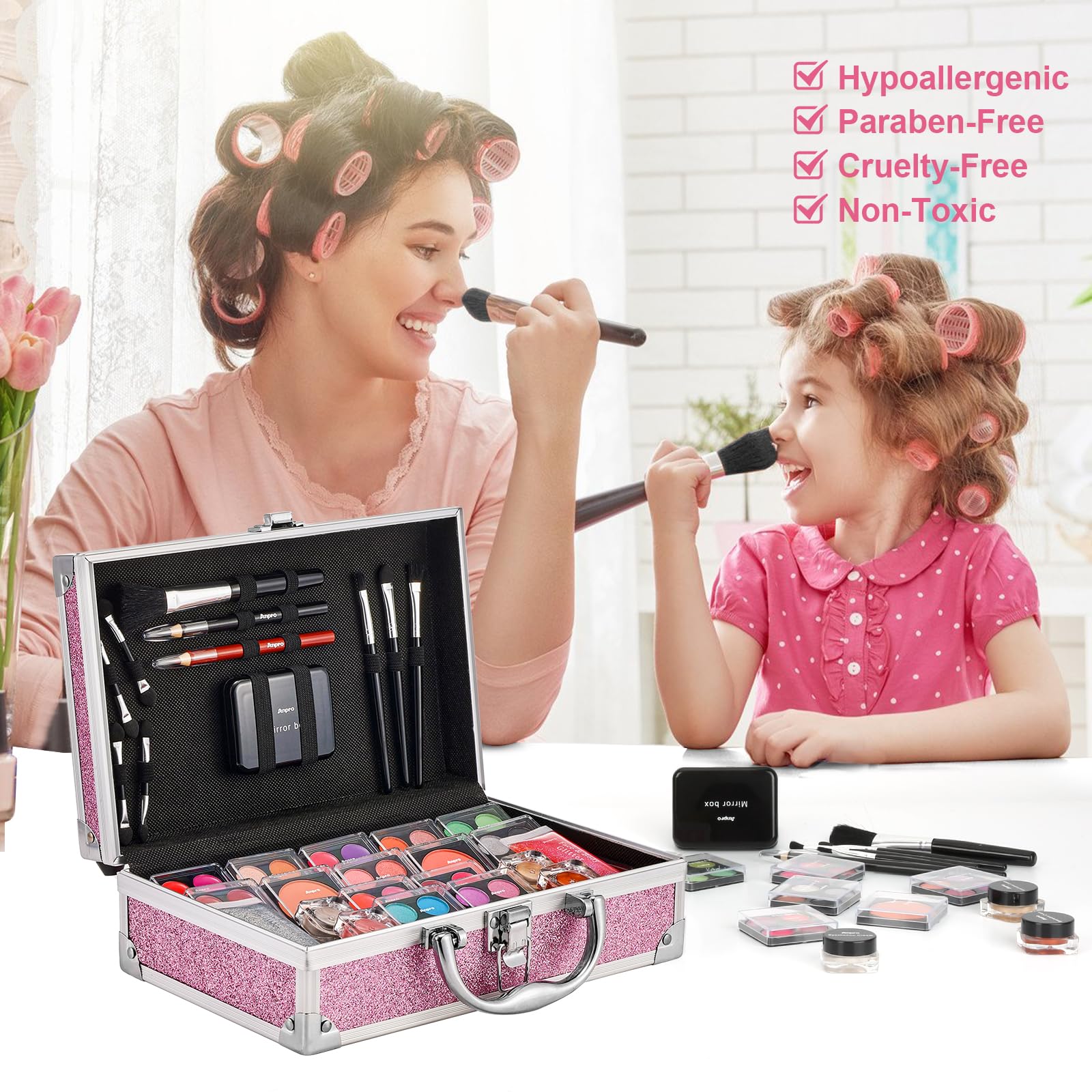 Anpro blush duo for natural rosy cheek glow