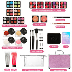 Anpro 28-color eyeshadow palette for versatile day-to-night looks