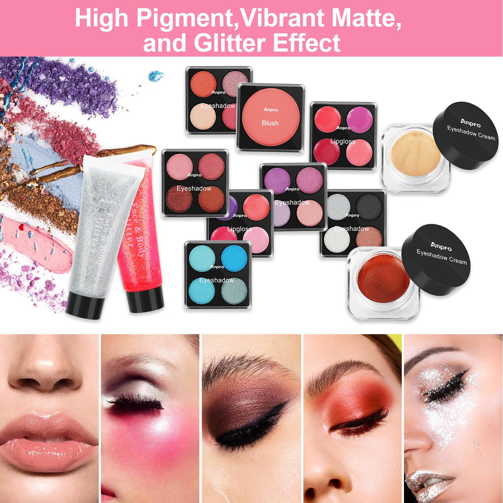 Anpro 20-color lip balm palette for customizable lips