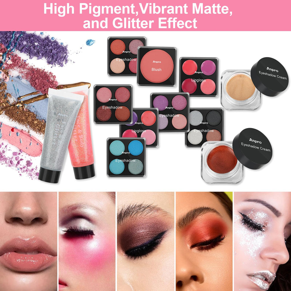 Anpro lip balm palette with 20 colors for customizable lip looks