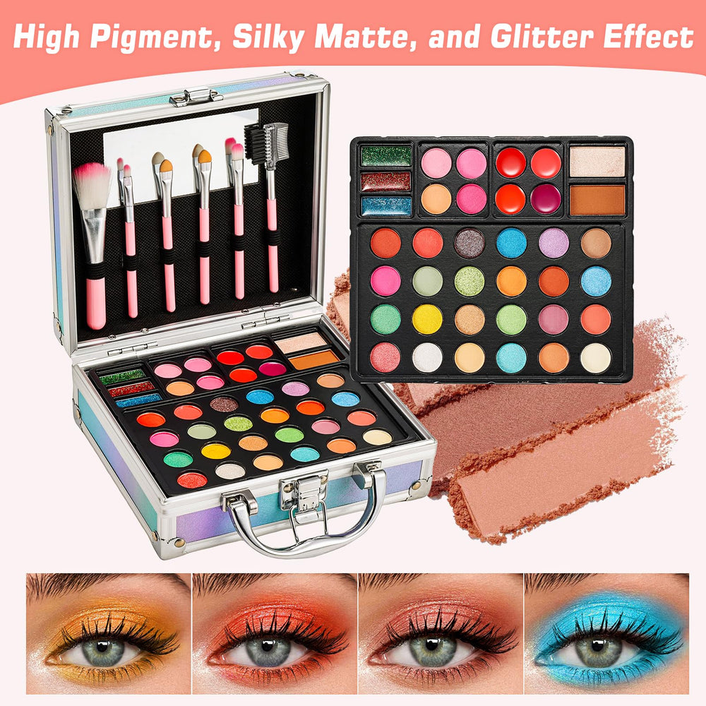 Anpro lip gloss palette offers glossy finishes for playful, layerable color