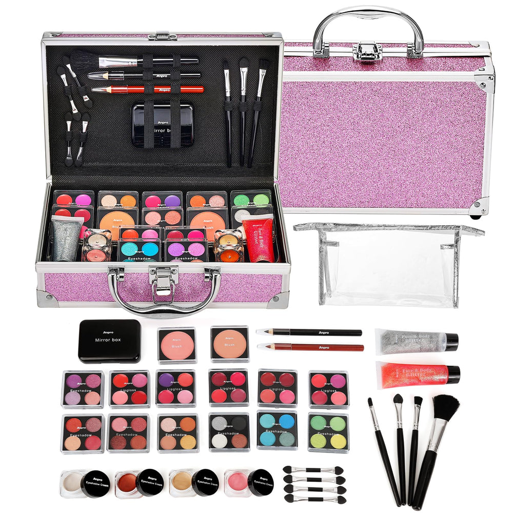 Anpro eight-brush makeup set for precise application