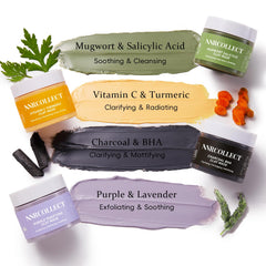 ANRCOLLECT Purple Purifying Clay Mask balances oil and hydrates skin