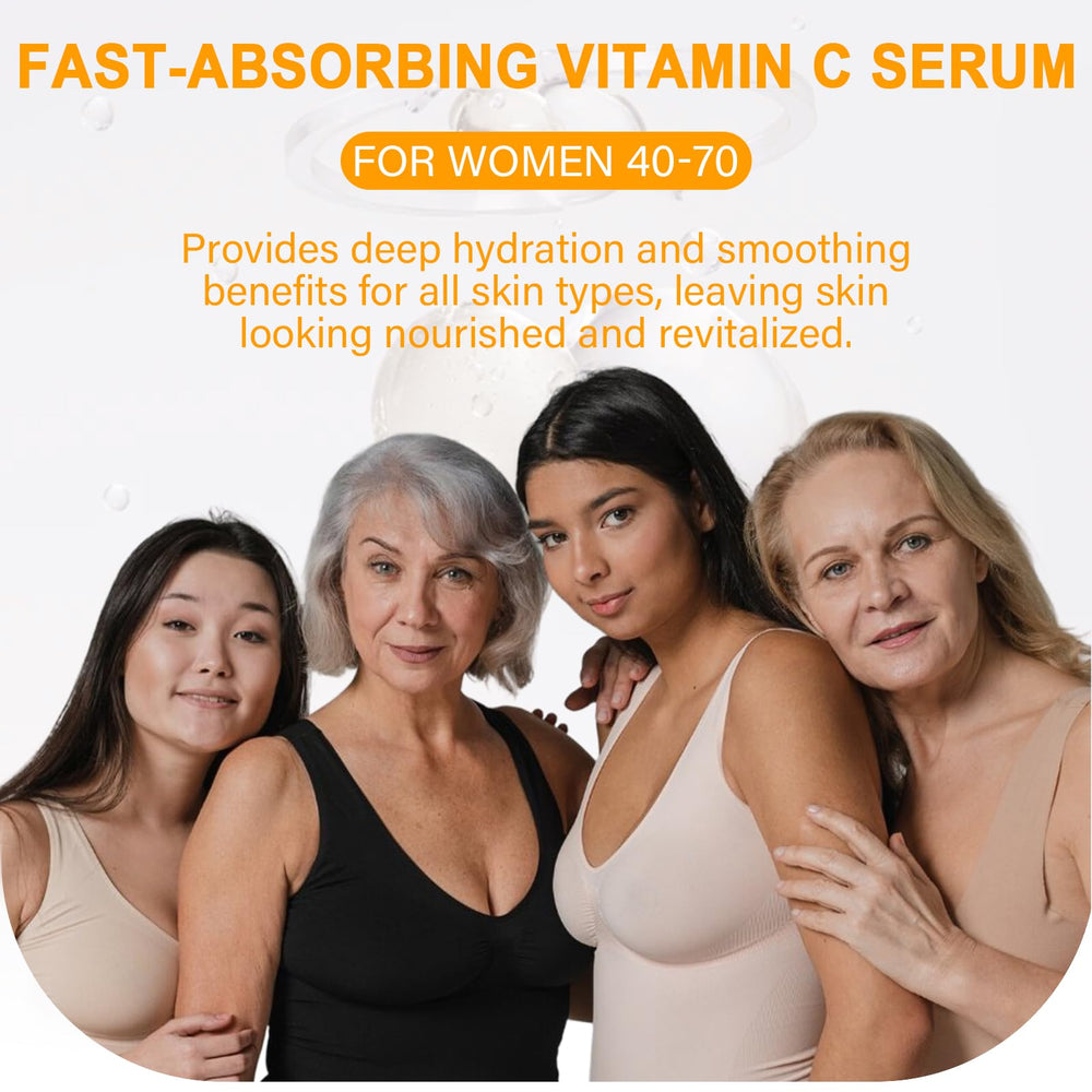 Anroha Vitamin C Serum with hyaluronic acid detail nourishes skin.