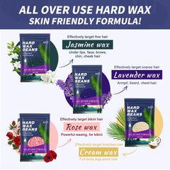 ANRUZ waxing beads jasmine promotes soothing aroma during at‑home sessions