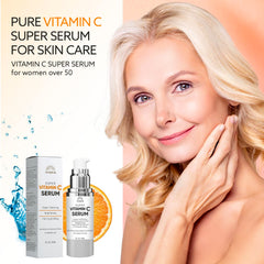 ANSDUR Super Vitamin C Serum application on hand demonstrates easy daily skincare routine