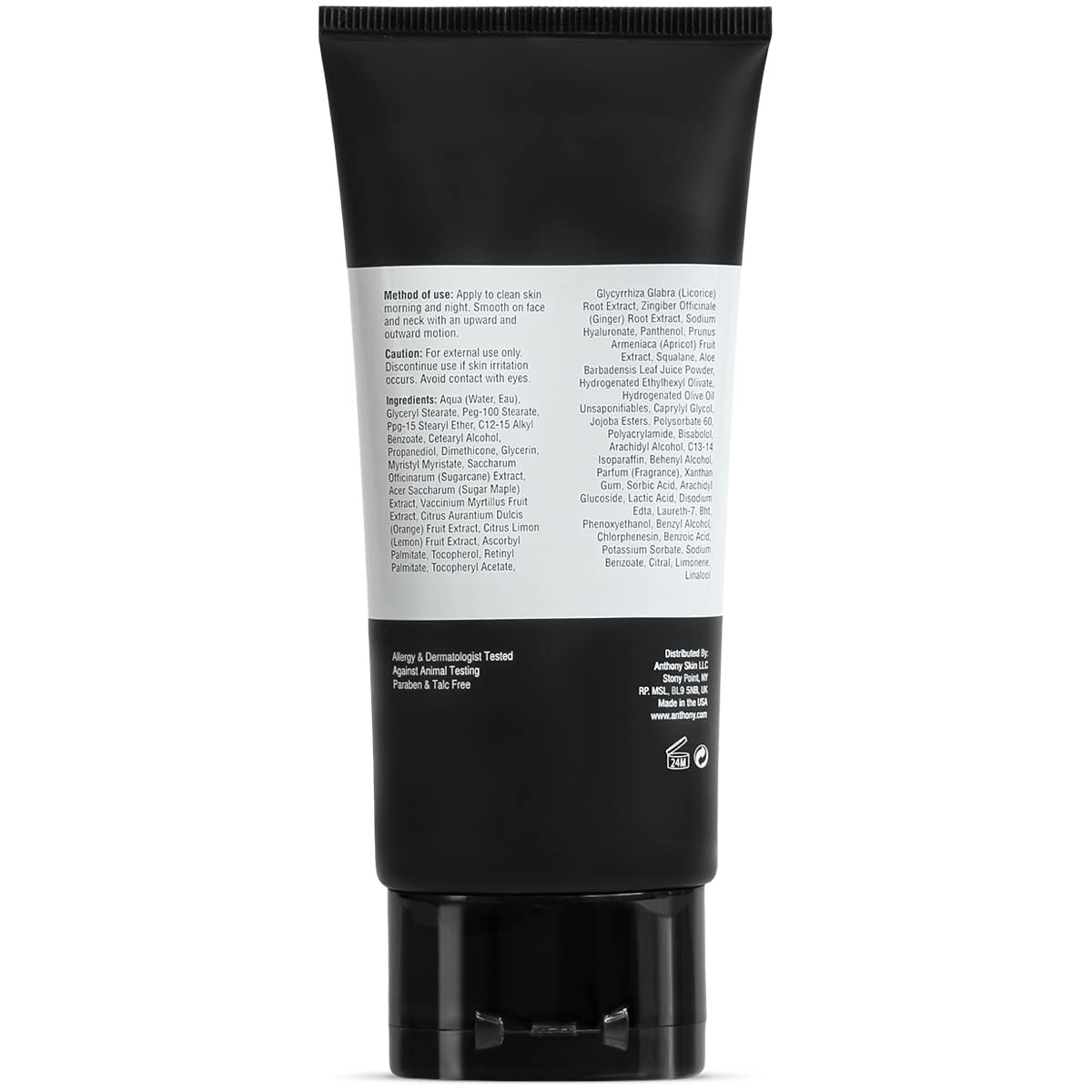Applying moisturizer demonstrates lightweight, non-greasy absorption.