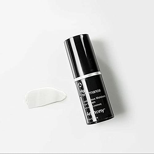 Anthony Eye Cream displayed in a grooming setting with expert endorsement.