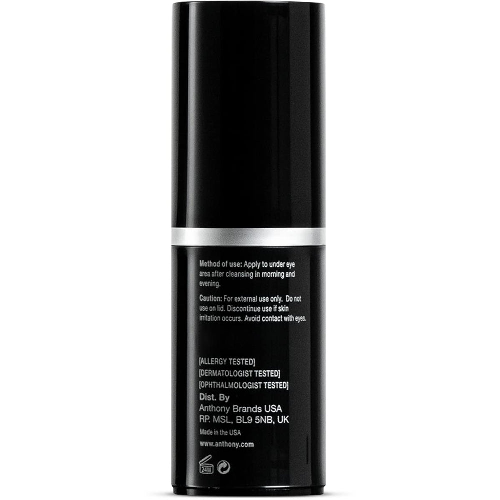 Anthony Eye Cream packaging highlights parabens-free and cruelty-free formula.