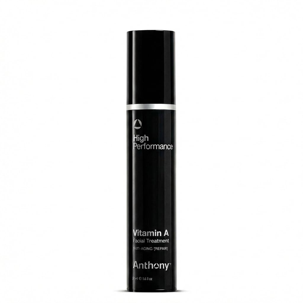 Anthony High Performance Vitamin A Treatment jar close-up showing luxurious texture for youthful skin