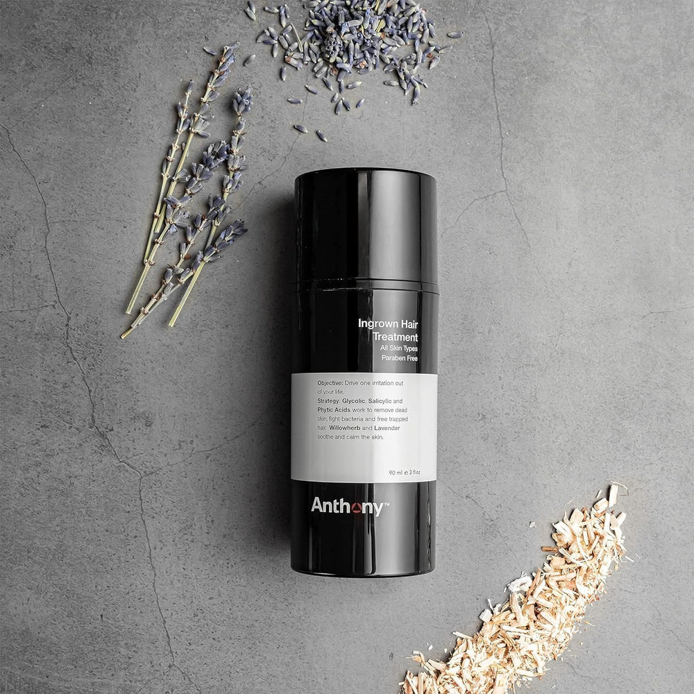 Anthony ingrown hair treatment willowherb lavender blend calms the skin