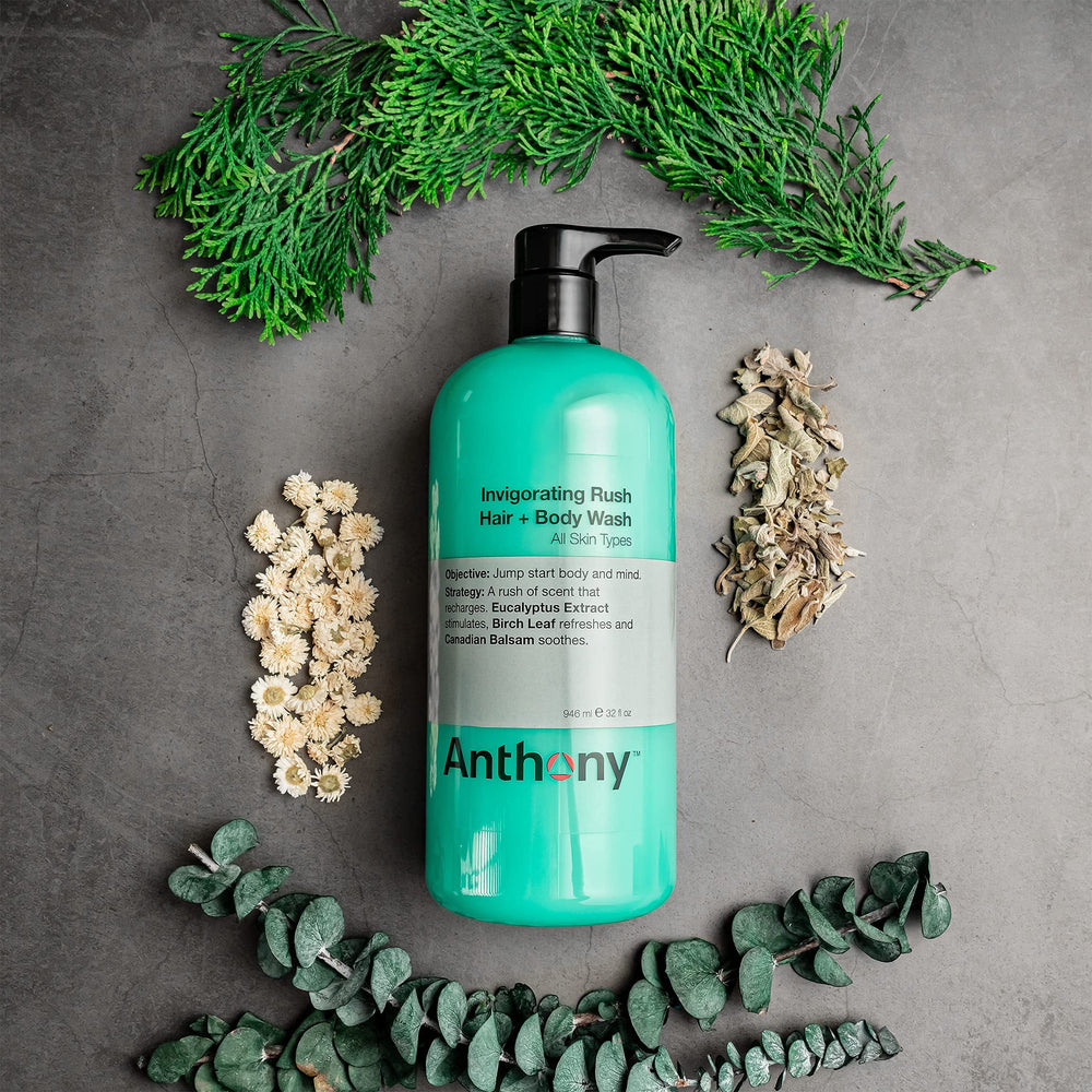 Anthony Invigorating Rush forest scent provides outdoorsy freshness all day.
