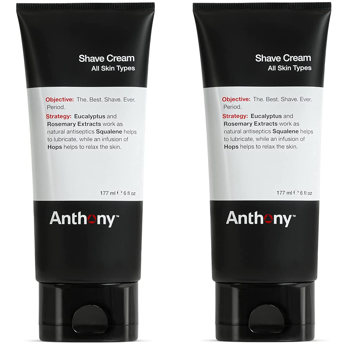 Anthony Sensitive Shaving Cream with Squalane delivers a smooth glide for sensitive skin.