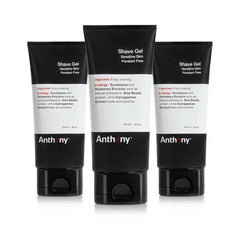 Anthony Shave Gel shows a transparent texture ideal for precise grooming.