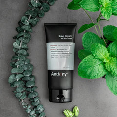 Anthony Shaving Cream is paraben-free and dermatologist-tested for sensitive skin safety.