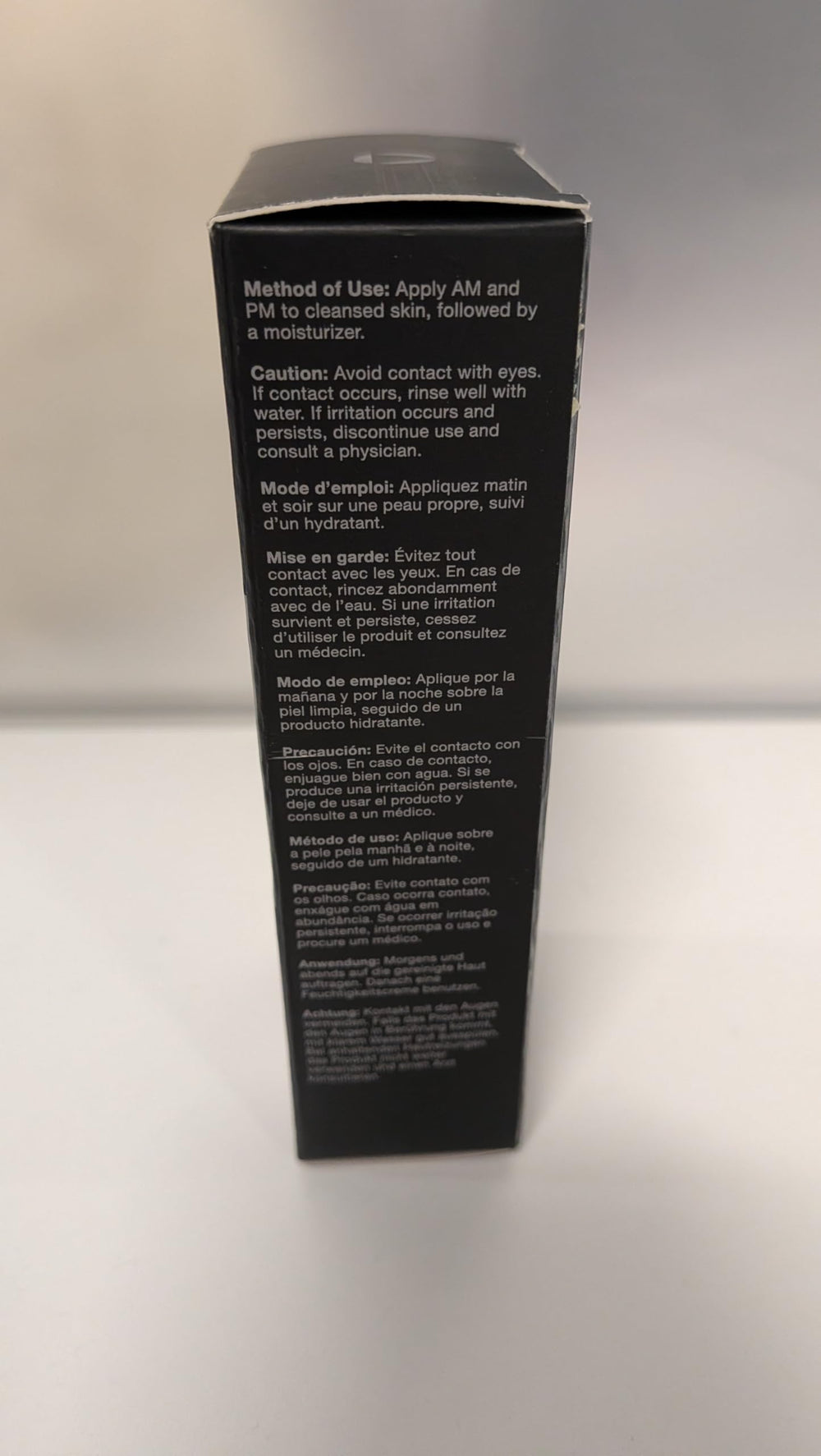 Anthony Vitamin C Cream dermatologist-tested and cruelty-free seal on packaging.