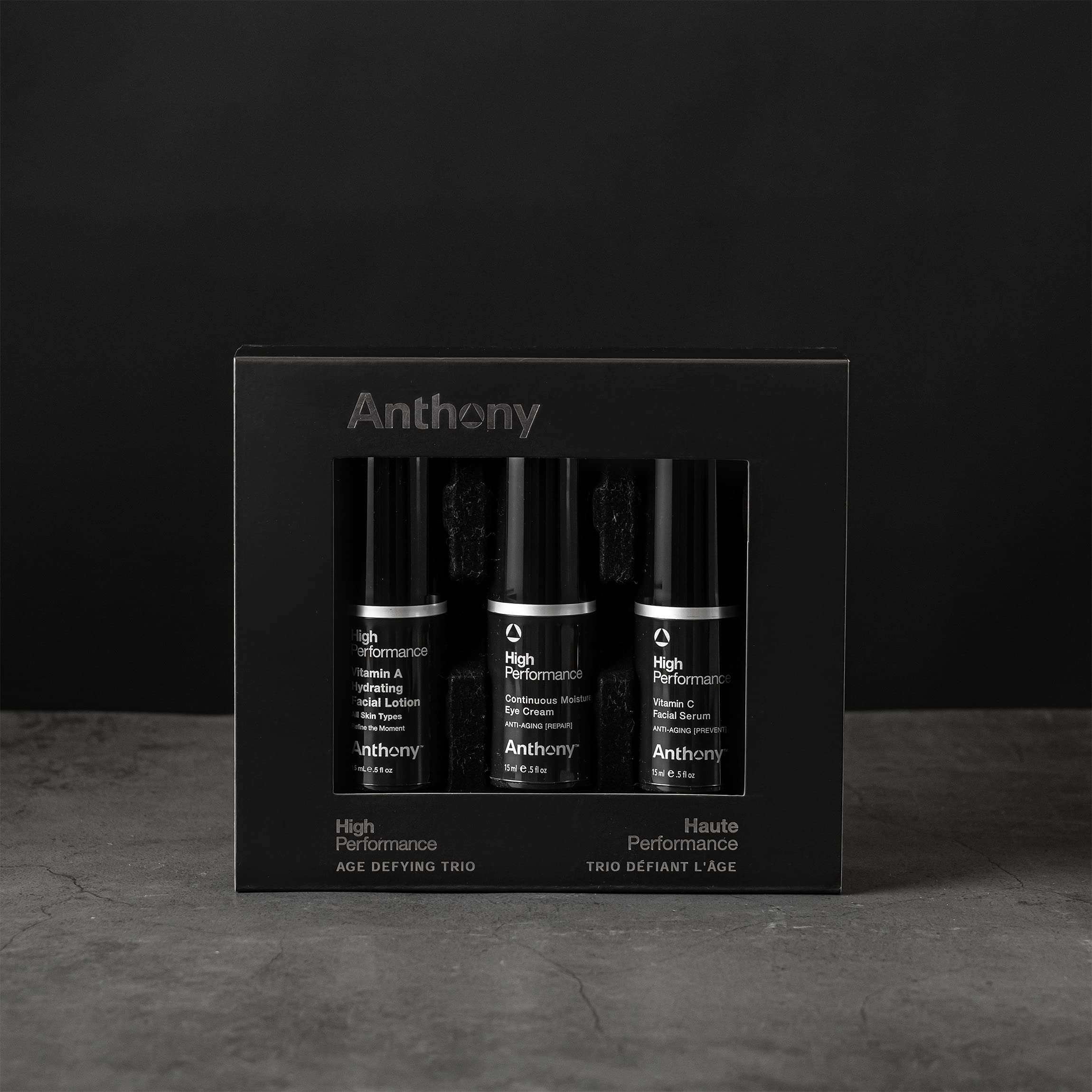 Anthony Vitamin C Serum bottle closeup for radiant, even-toned skin