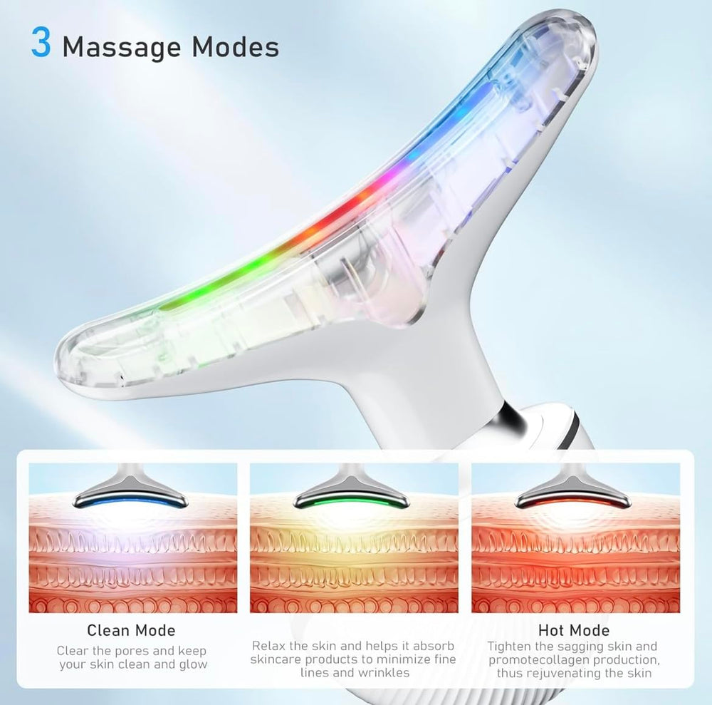 Anti Aging Tightening Facial Massager highlighting face lifting focus for a refreshed look.