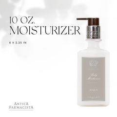 Close-up of Acqua moisturizer cap highlighting premium scent
