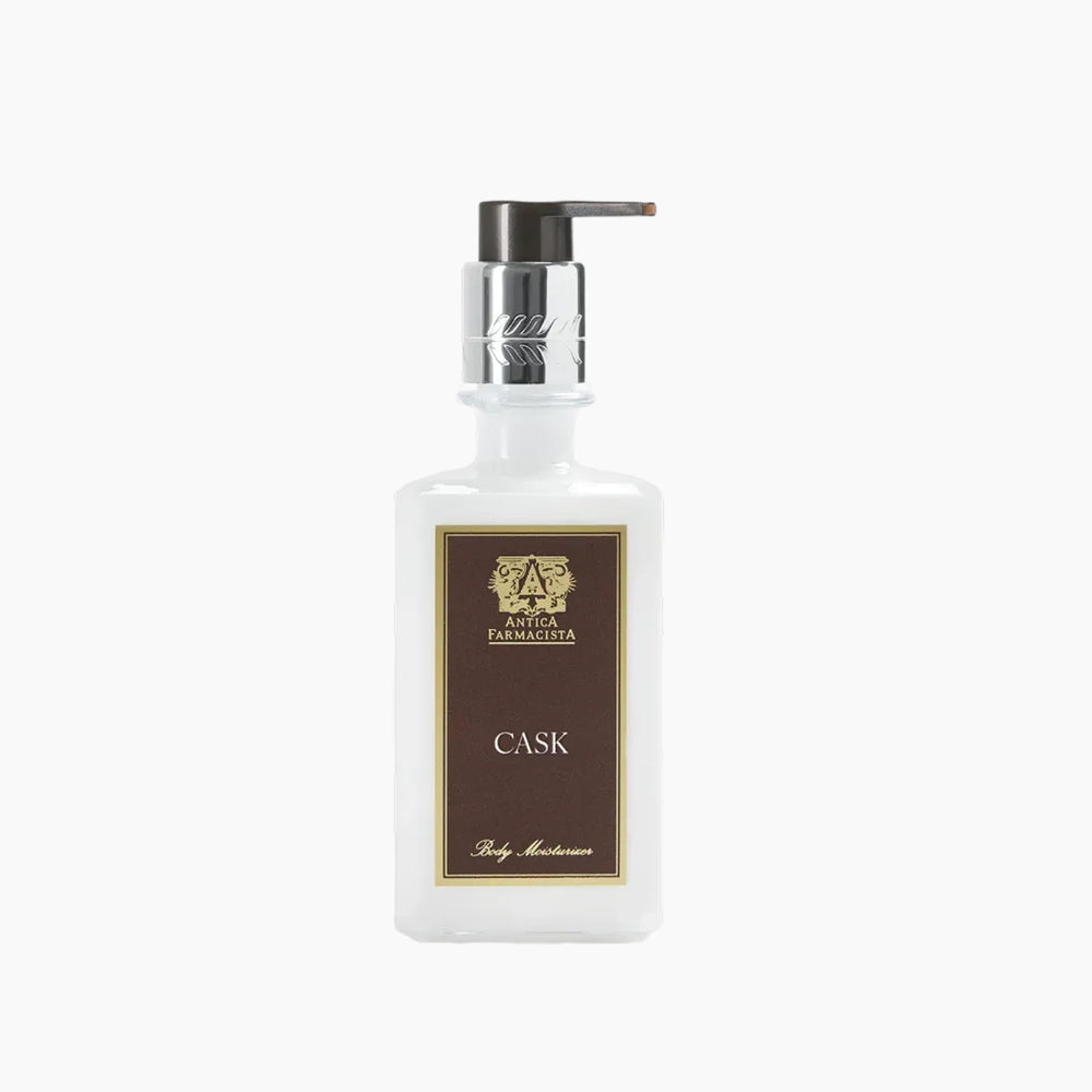 Antica Farmacista body moisturizer bottle with elegant daily hydration.